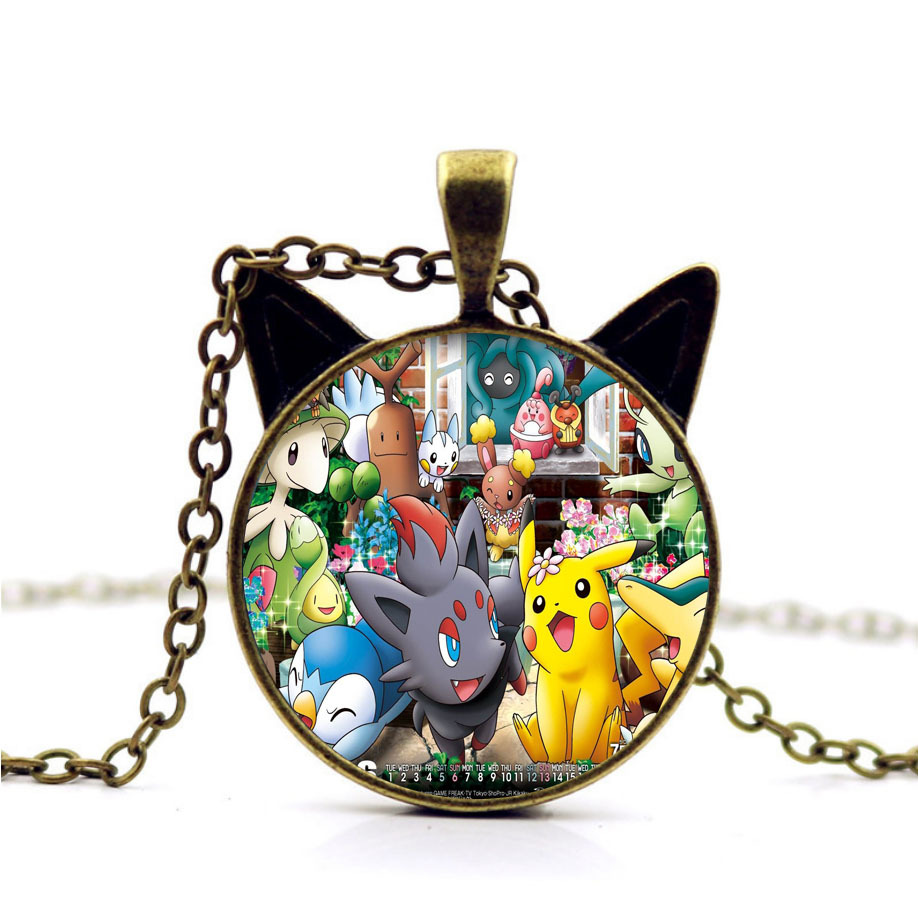 Pokemon anime necklace