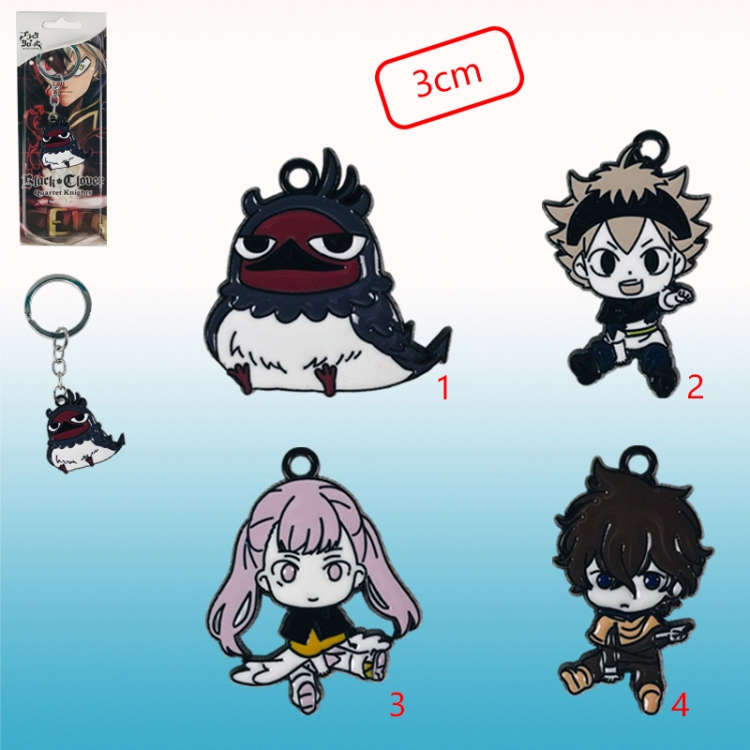 Black Clover anime keychain