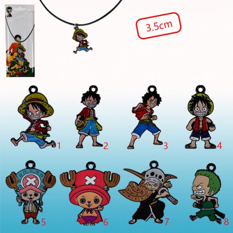 One piece anime keychain