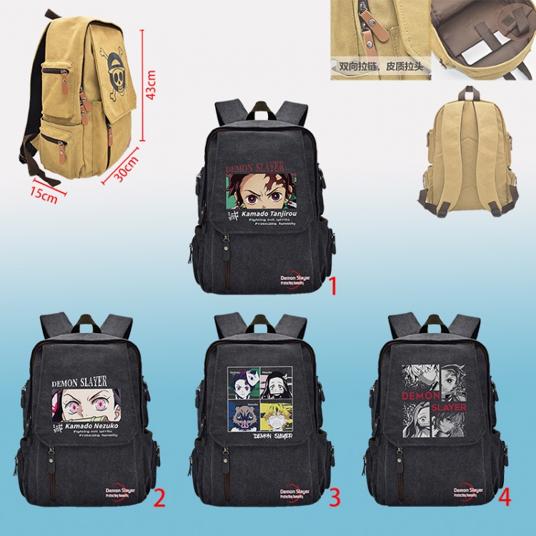 demon slayer kimets anime backpack