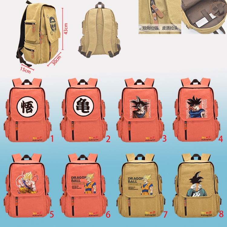 Dragon Ball anime backpack