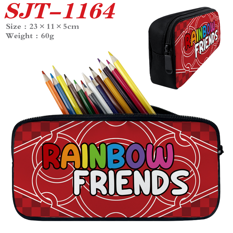 rainbow friends anime pencil bag