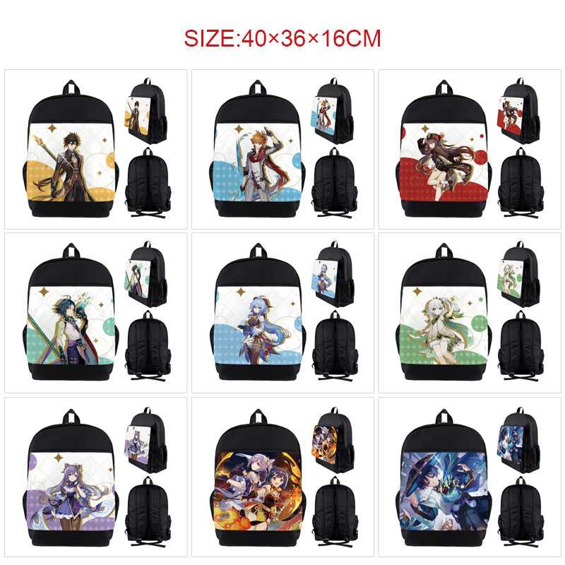 Genshin Impact anime Backpack