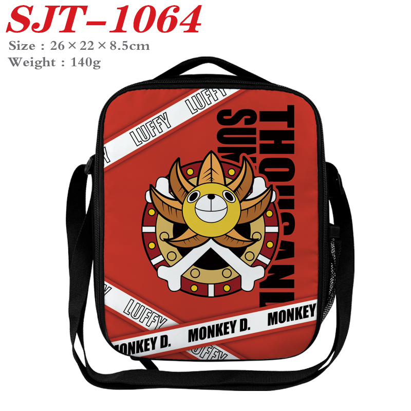 One piece anime lunch bag