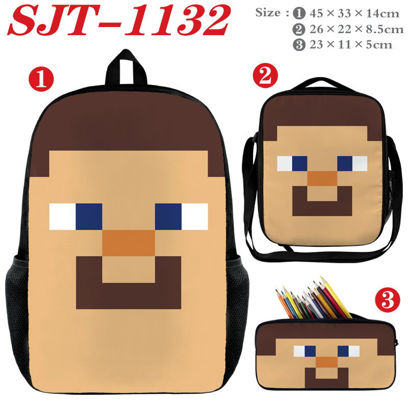 Minecraft anime Backpack a set