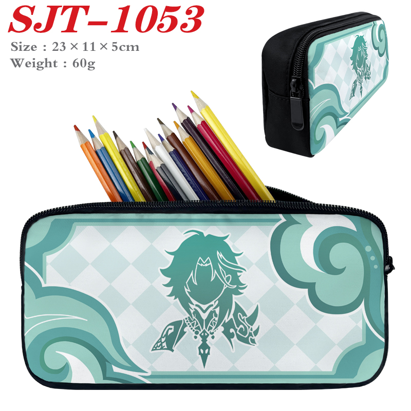 Genshin Impact anime pencil bag