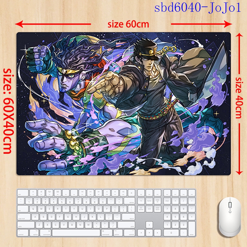 JoJos Bizarre Adventure anime mouse pad 60*40*0.3cm（lockrand）