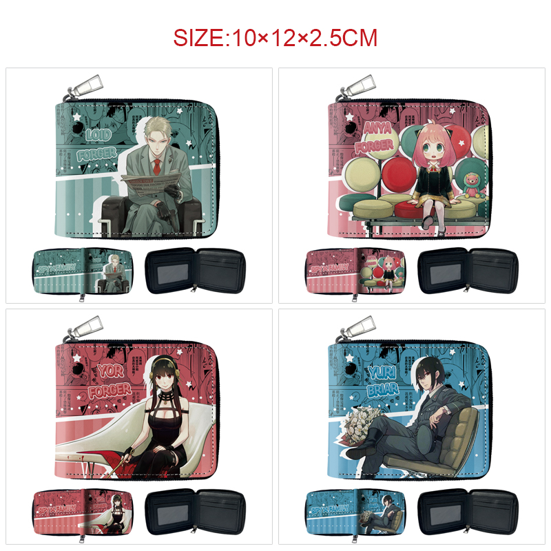 SPY×FAMILY anime wallet 10*12*2.5cm