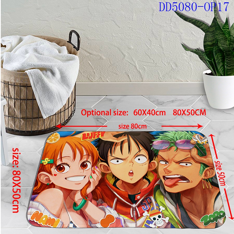 One piece anime carpet 50*80cm