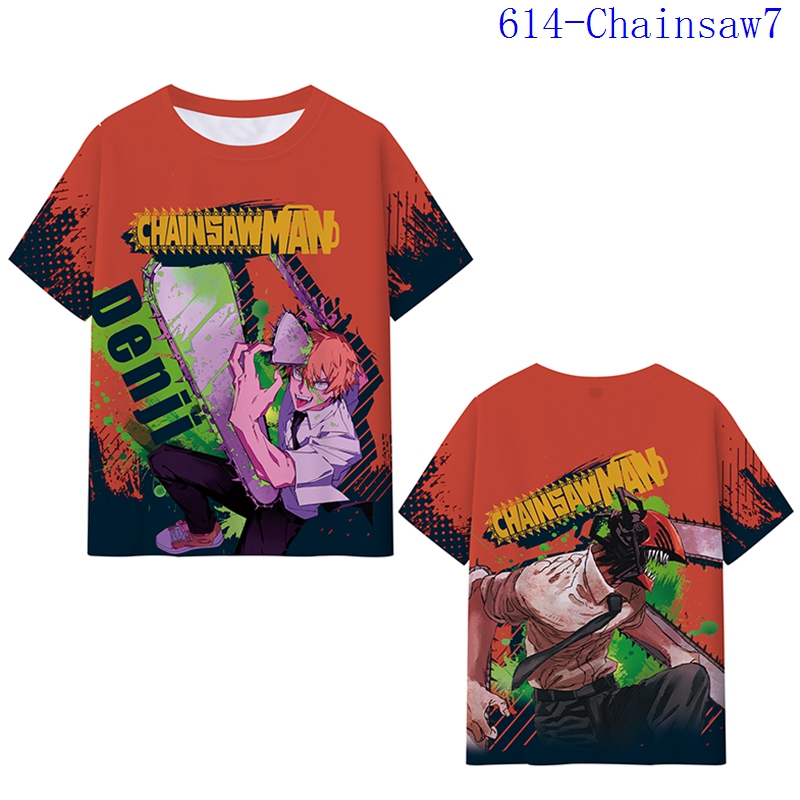 chainsaw man anime T-shirt