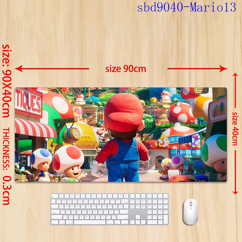 super Mario anime mouse pad 90*40*0.3cm（lockrand）