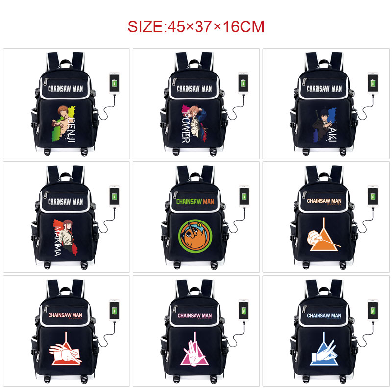 chainsaw man anime Backpack bag