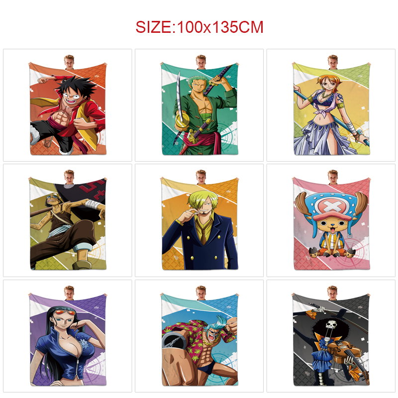 One piece anime blanket 100*135cm