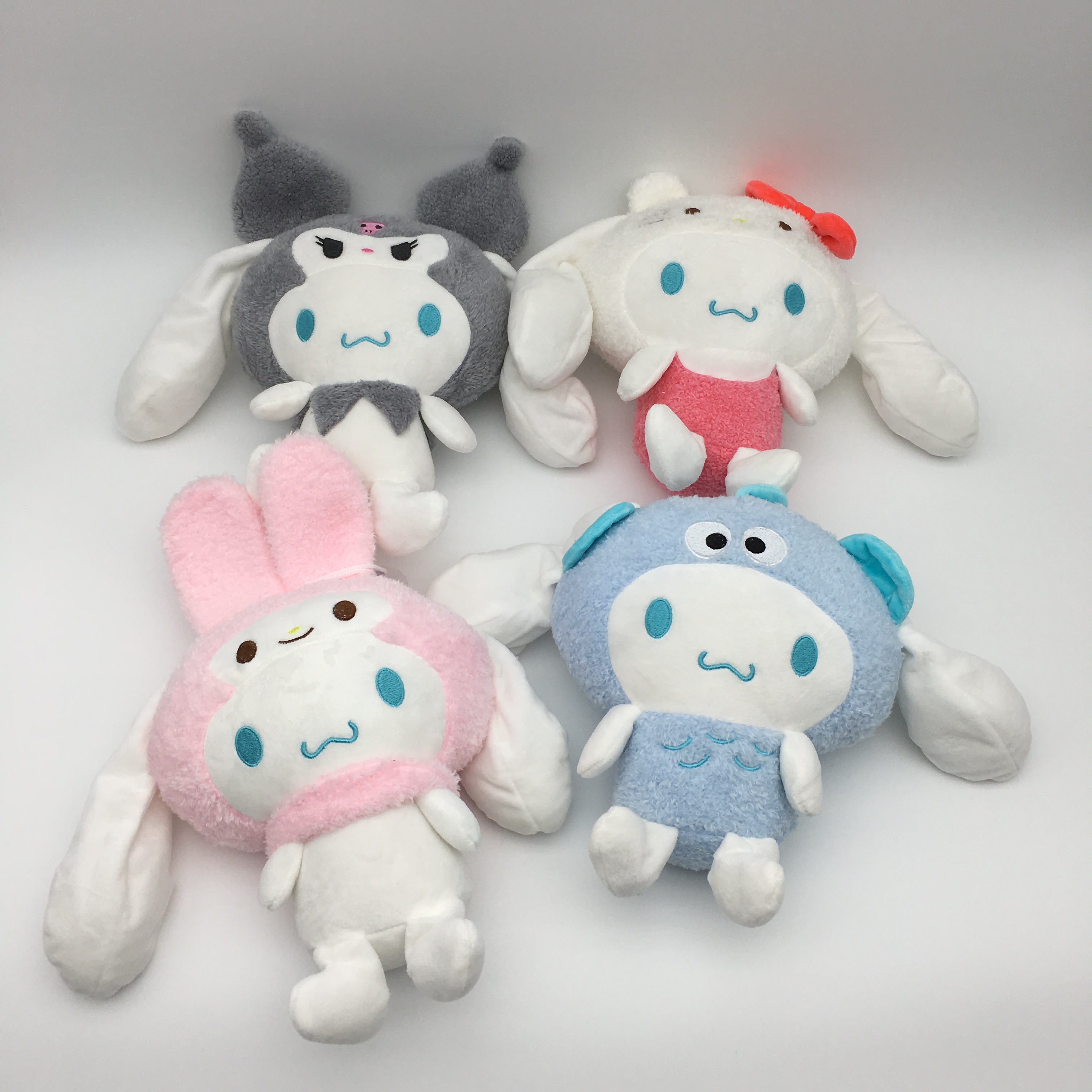 Kuromi anime Plush toy 20-26cm 4pcs a set