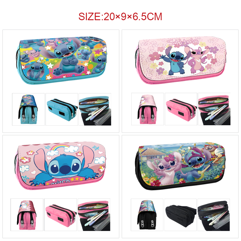 Stitch anime pencil bag 20*9*6.5cm