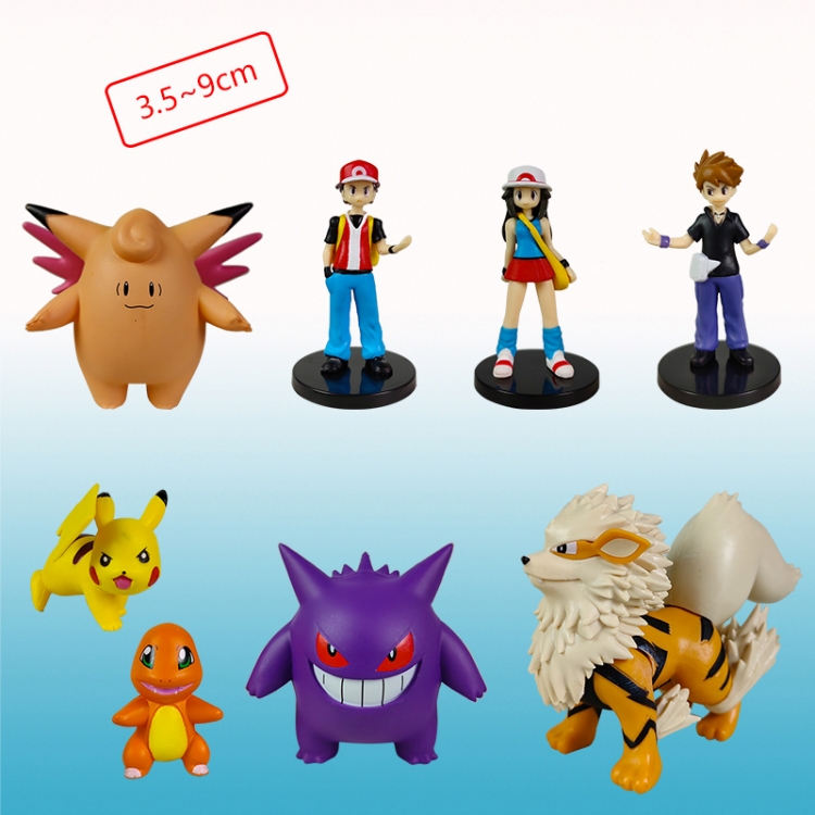 Pokemon anime figure 3.5-9cm