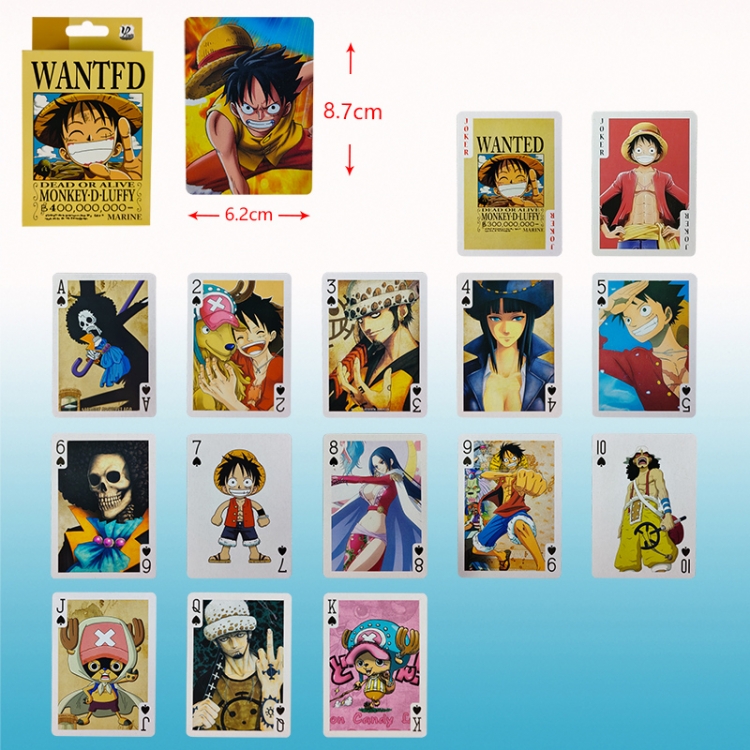 One piece anime poker