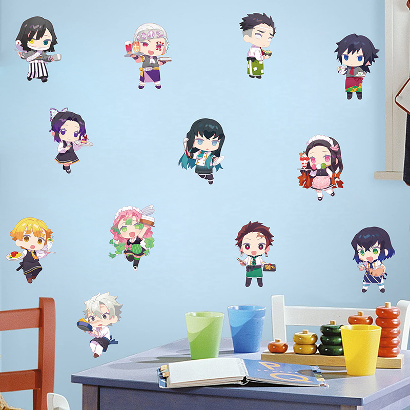 demon slayer kimets anime 3D stickers