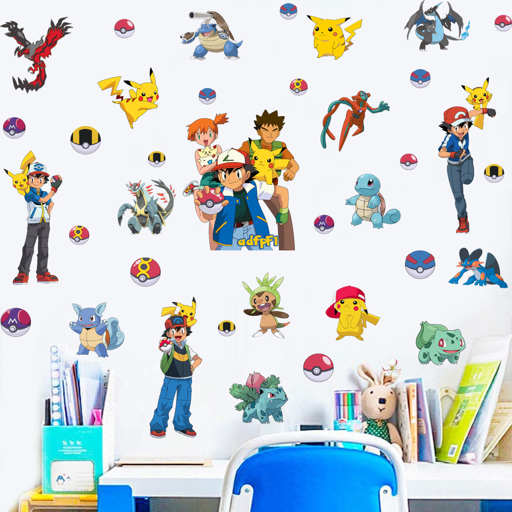 Pokemon anime 3D stickers