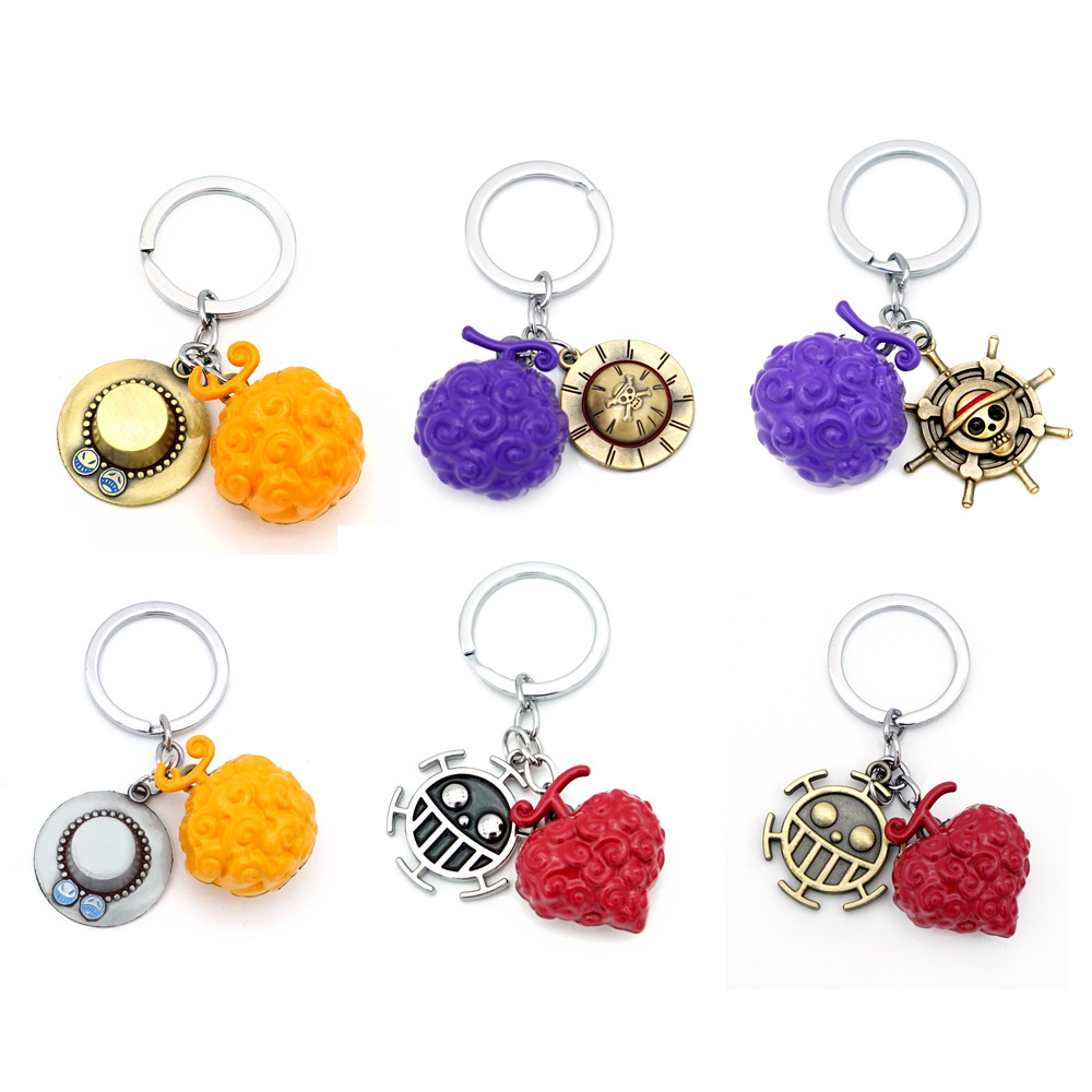 One piece anime keychain