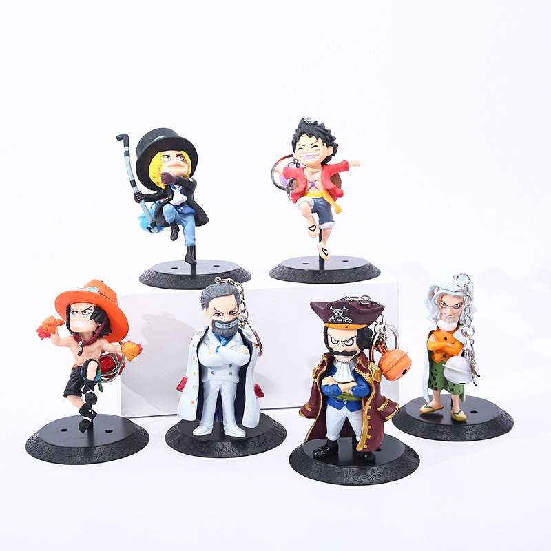 One piece anime Keychain price for a set 9cm