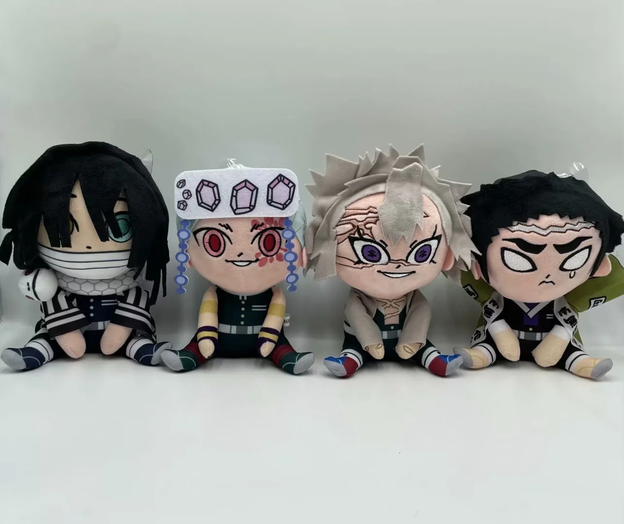 demon slayer kimets anime Plush toy 18cm 4pcs a set