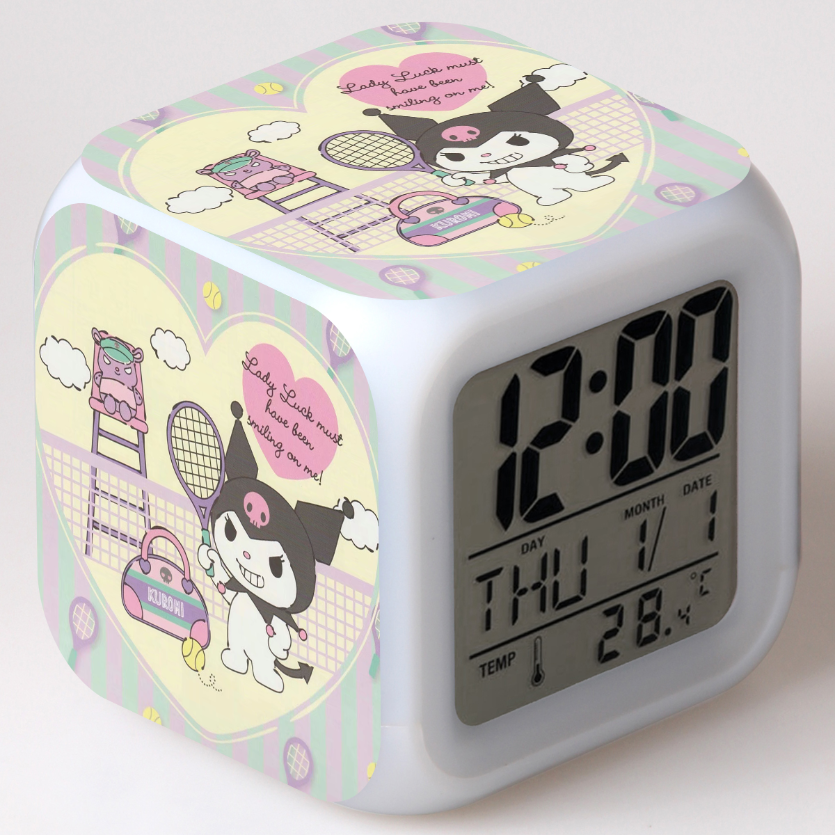 Kuromi anime alarm clock