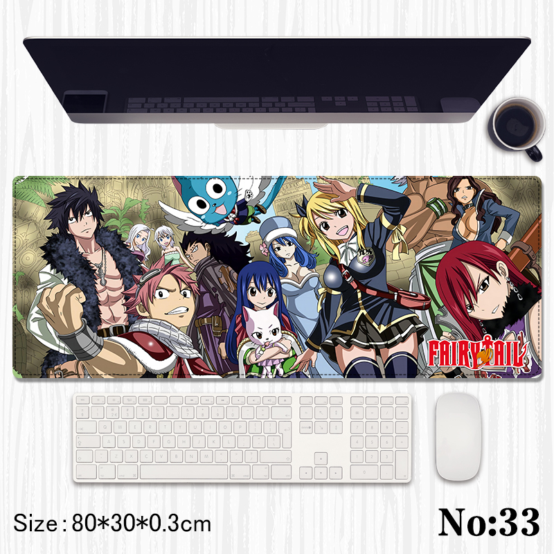 Fairy Tail anime Mouse pad 80*30*0.3cm
