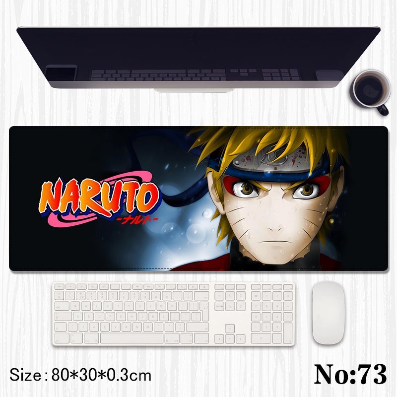 Naruto anime Mouse pad 80*30*0.3cm