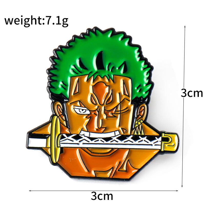 One piece anime pin