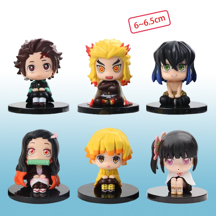 demon slayer kimets anime figure 6-6.5cm