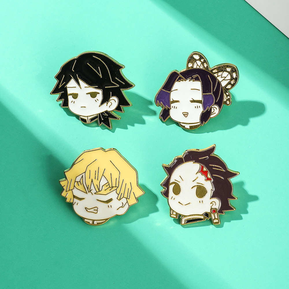 demon slayer kimets anime pin