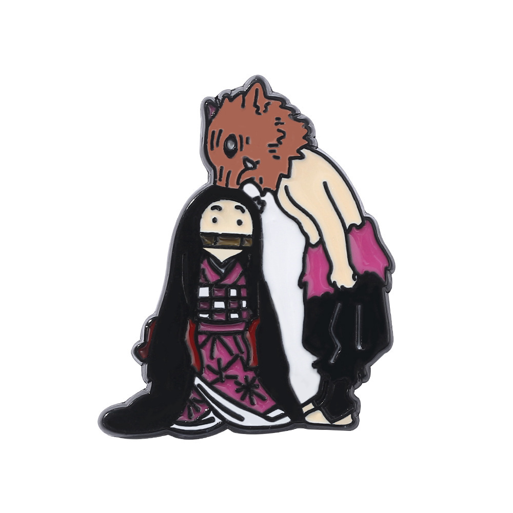 demon slayer kimets anime pin