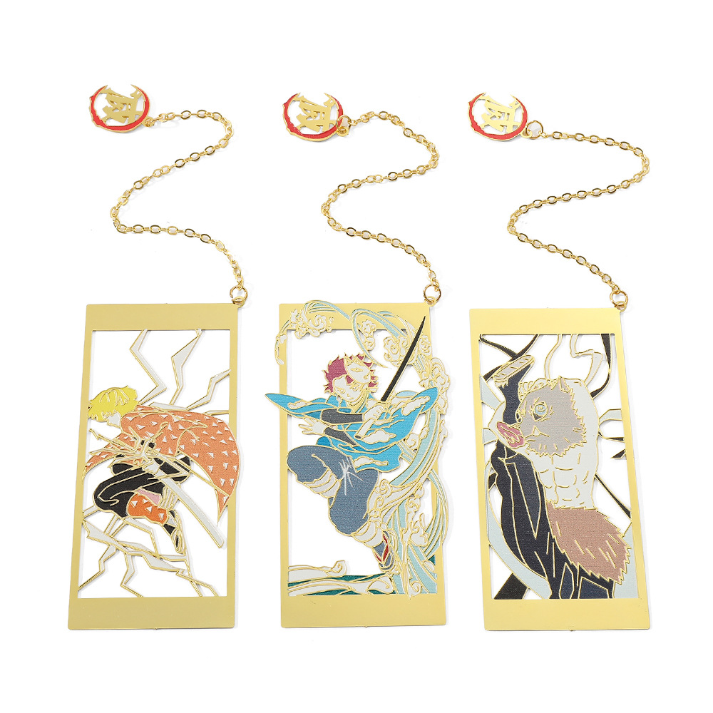 demon slayer kimets anime bookmark