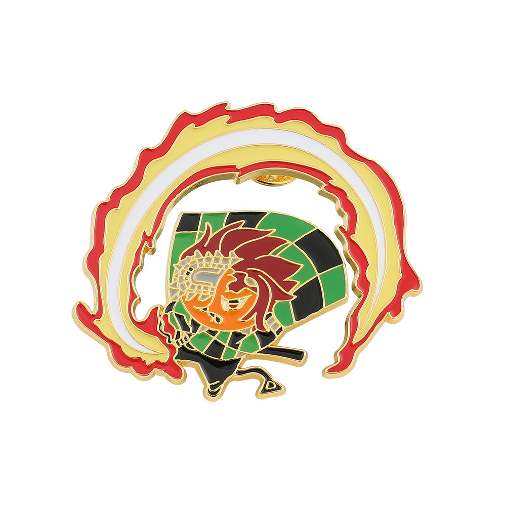 demon slayer kimets anime pin