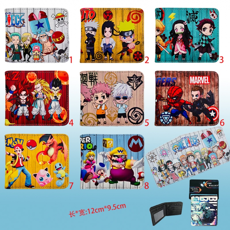 One piece anime wallet