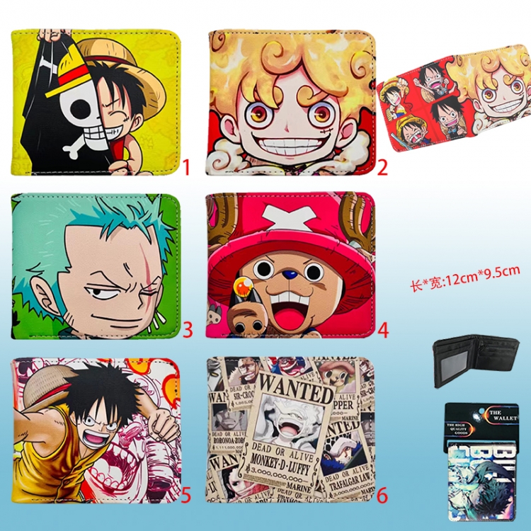 One piece anime wallet