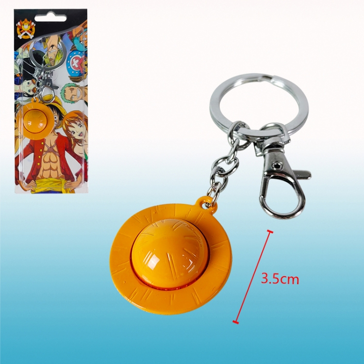 One piece anime keychain