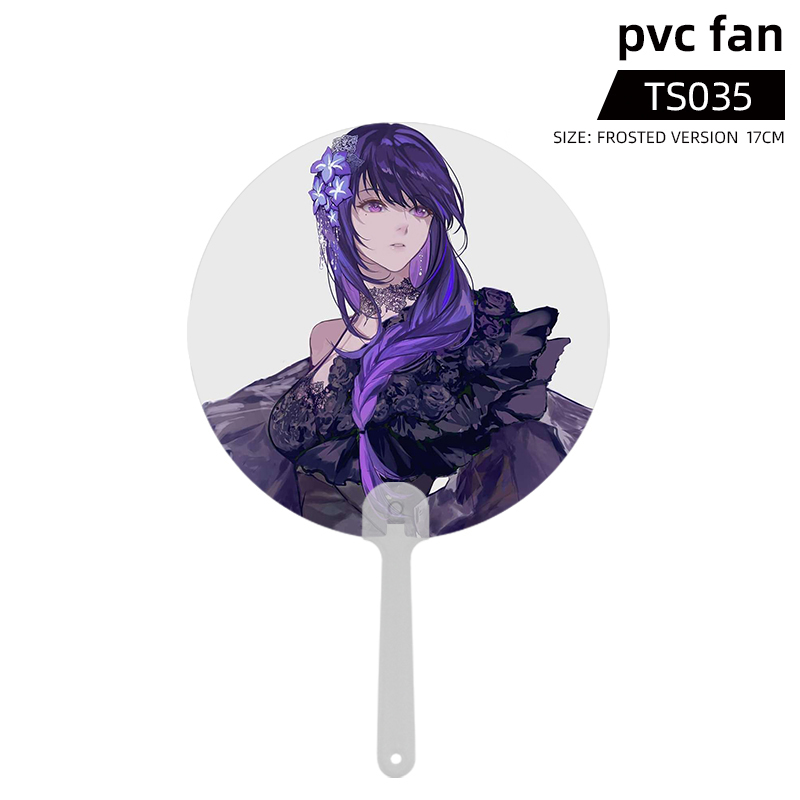 Genshin Impact anime pvc fan