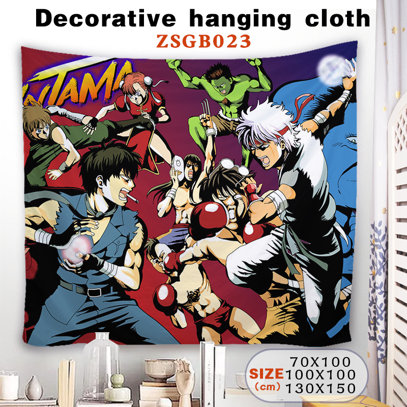 Gintama anime decorative hanging cloth 130*150cm