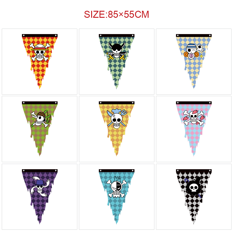 One piece anime flag 85*55cm