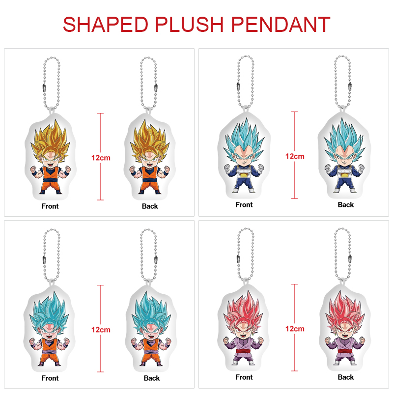 Dragon Ball anime plush doll 12cm 5 pcs a set