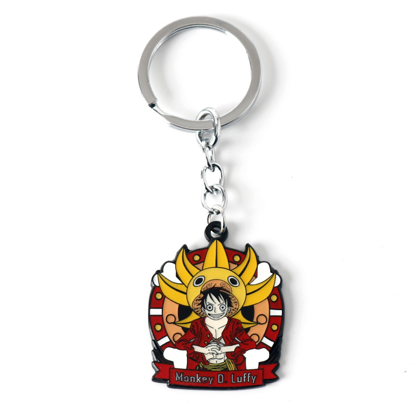 One piece anime keychain