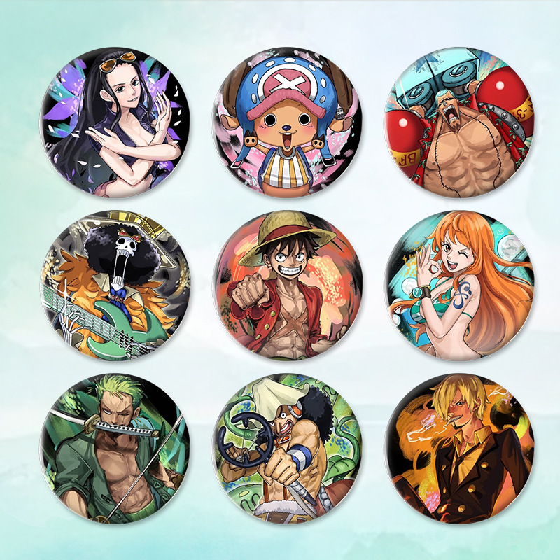 One piece anime badge