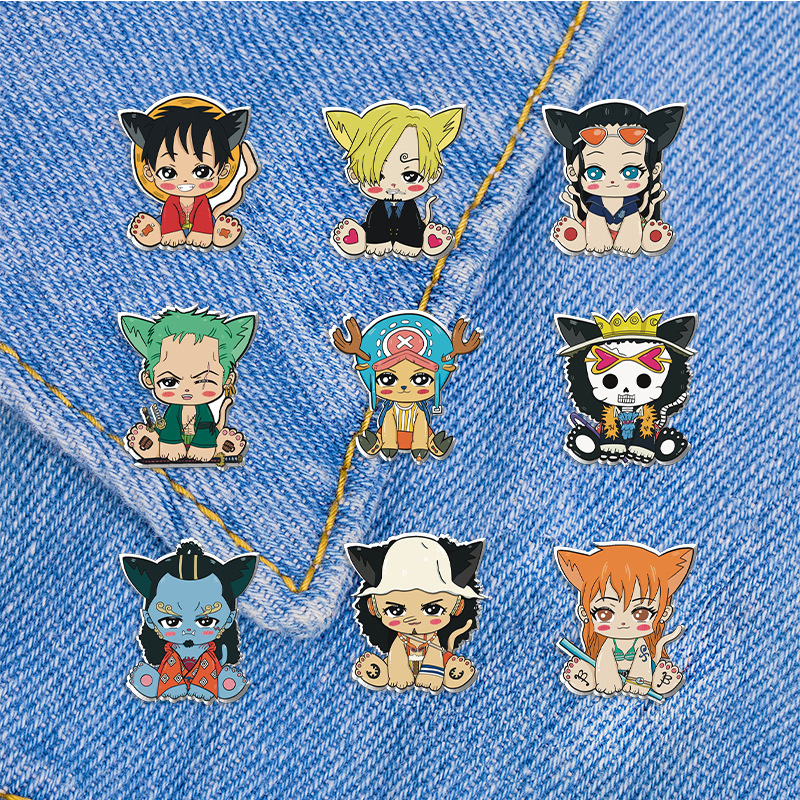 One piece anime pin