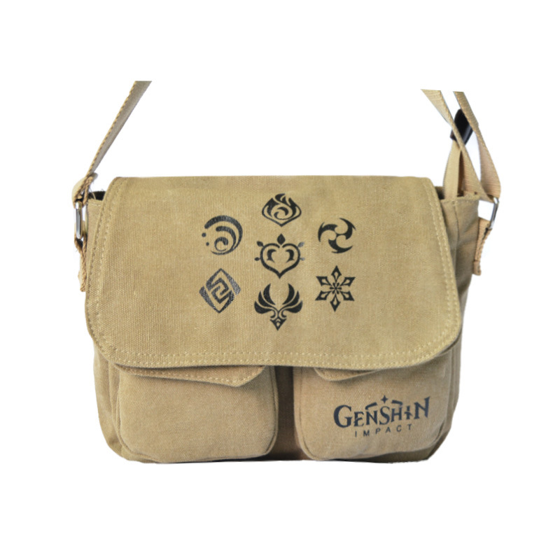 Genshin Impact anime messenger bag