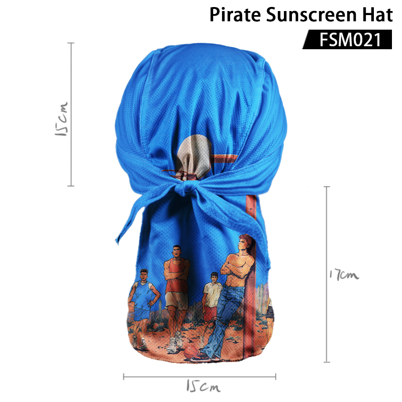 Slam dunk anime pirate sunscreen hat