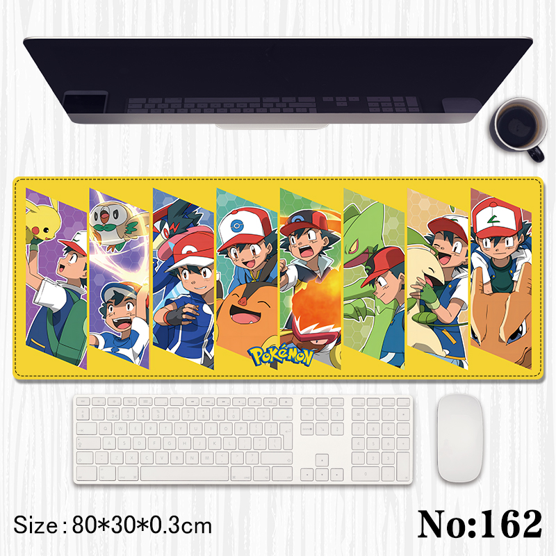 Pokemon anime Mouse pad 80*30*0.3cm