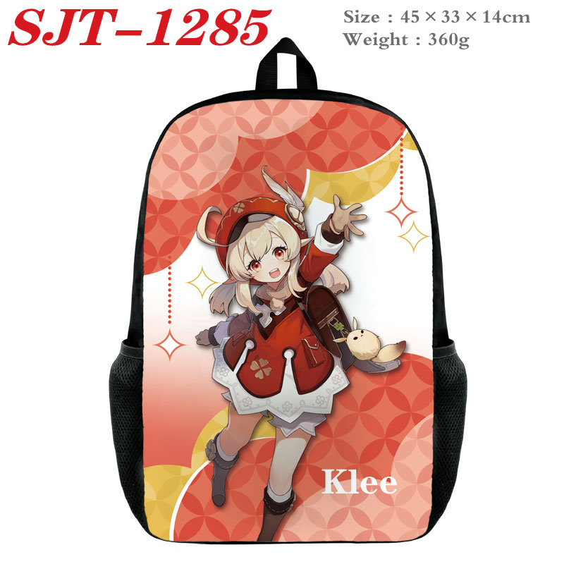 Genshin Impact anime backpack