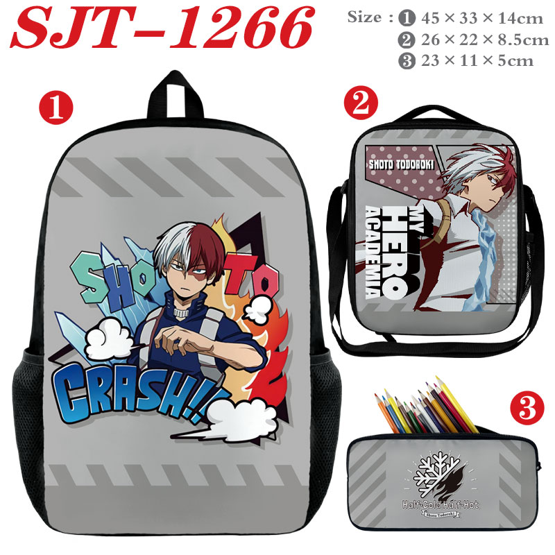 My Hero Academia anime backpack a set